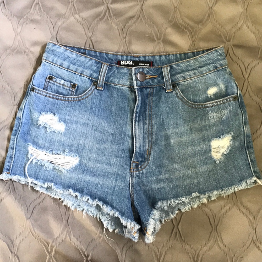 High rise shorts